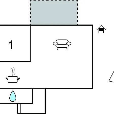 1 Bedroom Nice Apartment In Vir Apartament