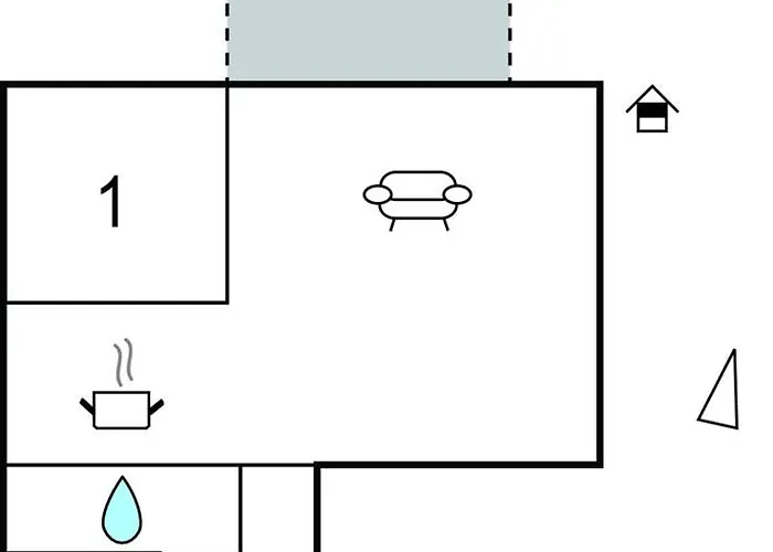 1 Bedroom Awesome In Appartement